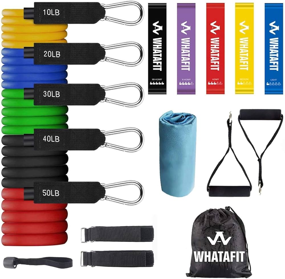 Whatafit Resistance Bands Set (11pcs)