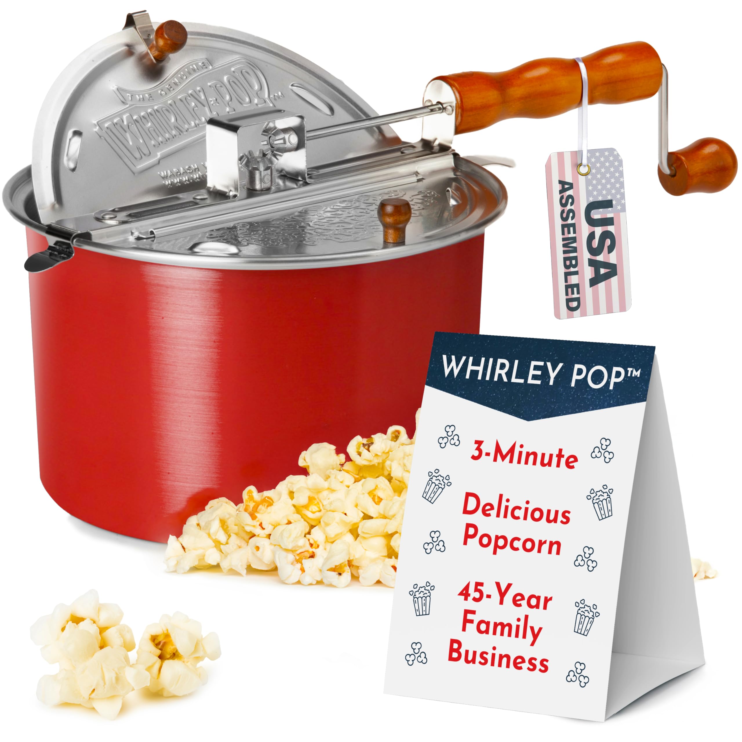 Whirley Pop Original Stovetop Popcorn Popper