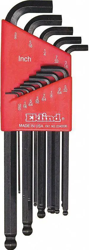 Wiha 60593 Micro Finish Hex-L Key Set (0.9-3mm)