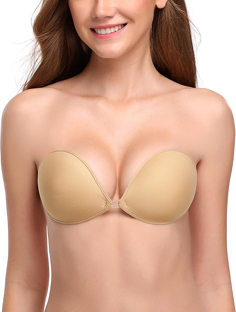 Wingslove Sticky Bra Backless Strapless Push Up