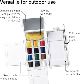 Winsor & Newton Professional 12 Half Pan Set