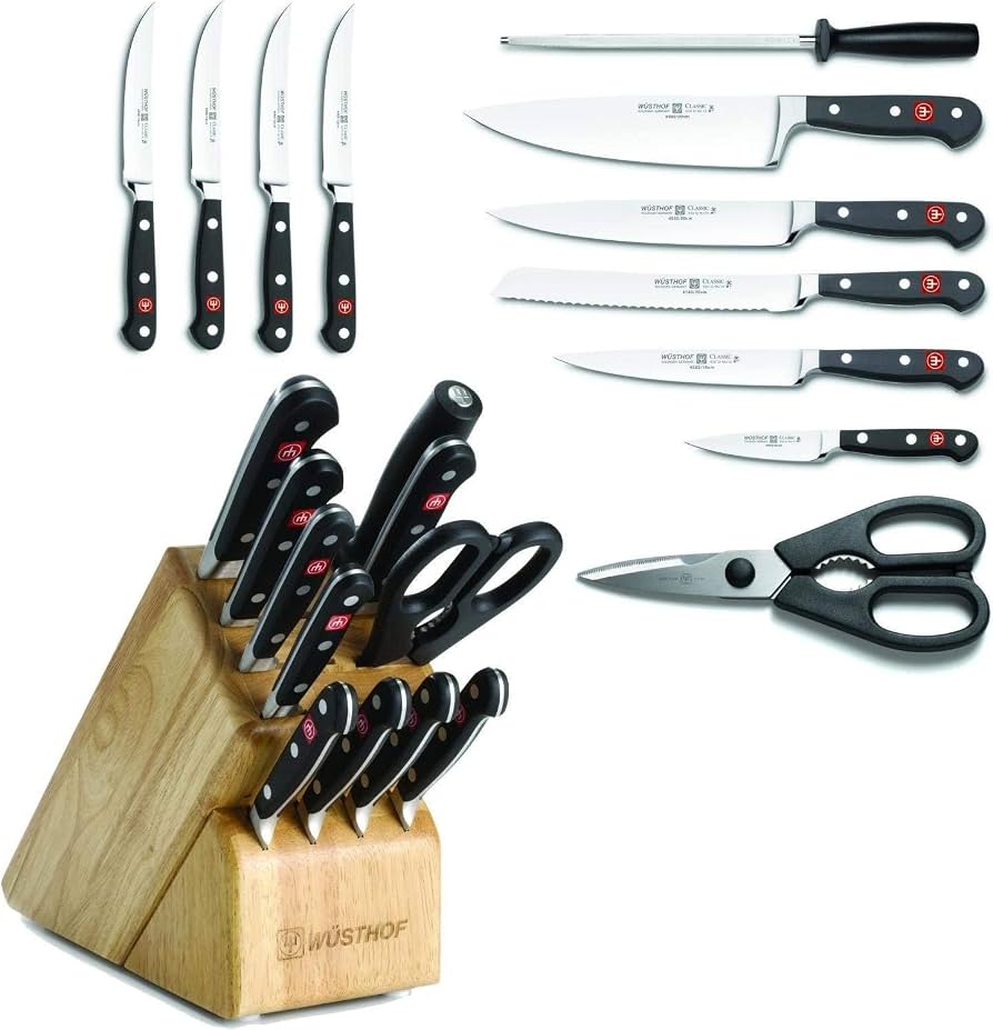 Wusthof Classic 12-Piece Knife Block Set