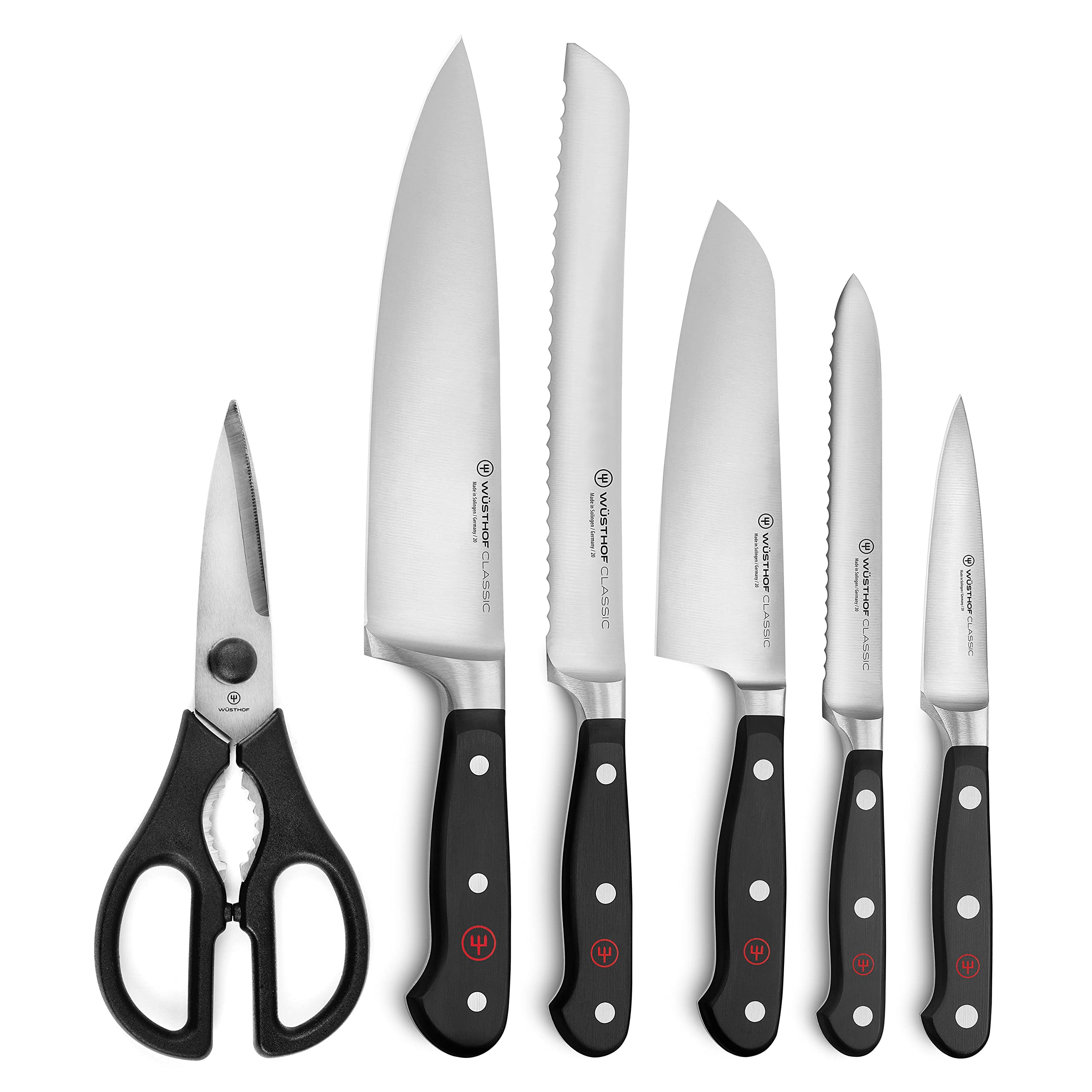 Wusthof Classic 7-Piece Slim Knife Block Set