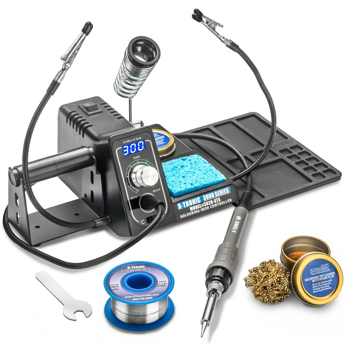X-Tronic Model 3020-XTS 75 Watt Digital LED Soldering Station