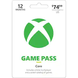Xbox Game Pass Core 12-Month Membership