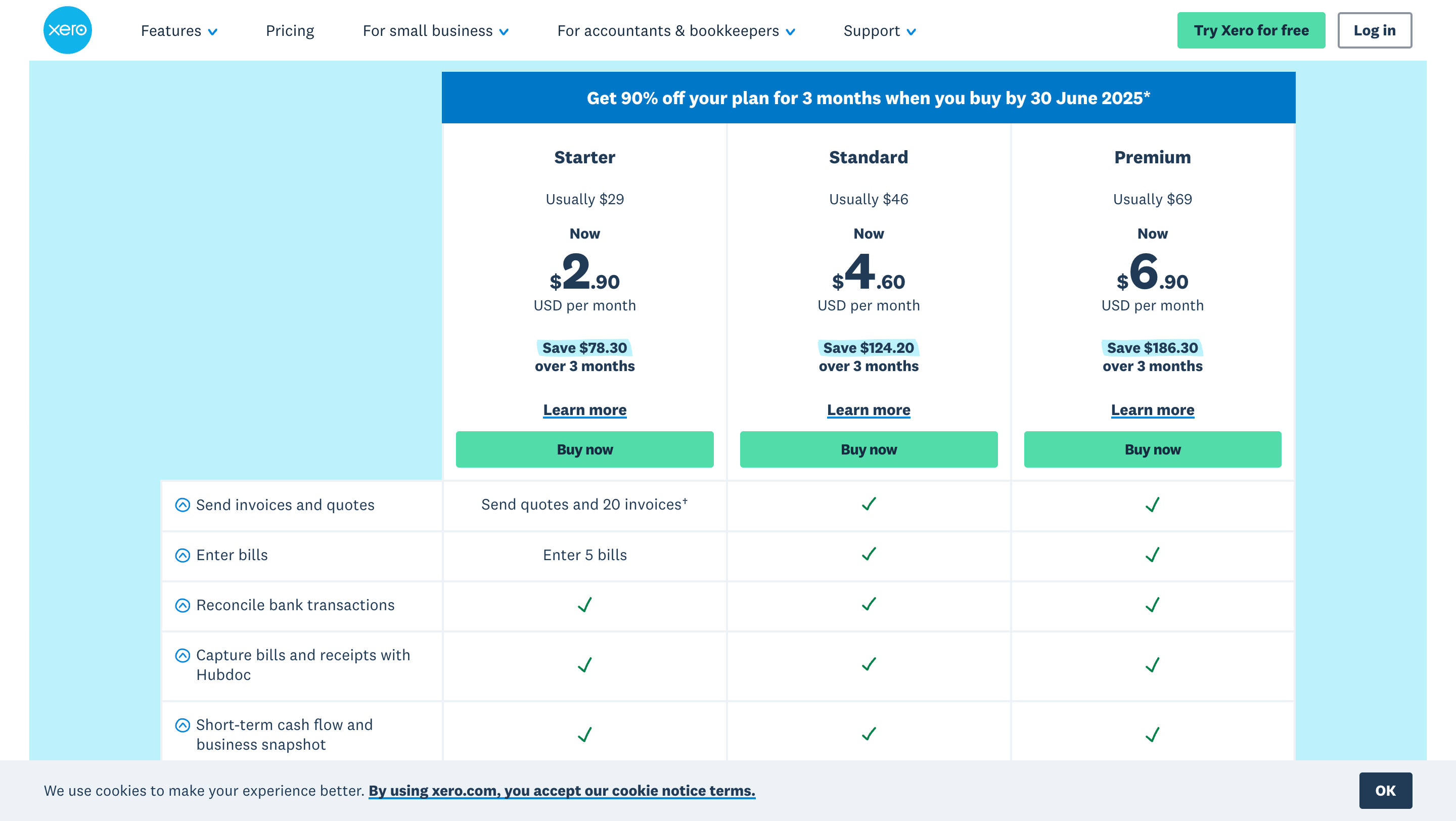 Xero Premium Plan
