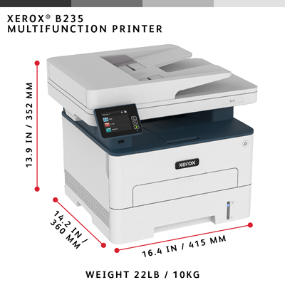 Xerox B235/DNI Wireless All-in-One Monochrome Printer
