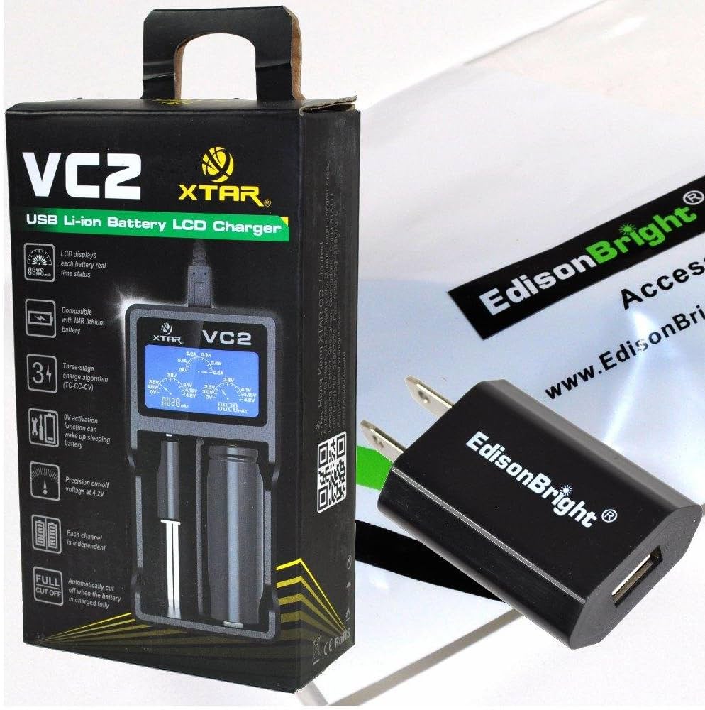 XTAR VC2S Battery Charger for AA/AAA