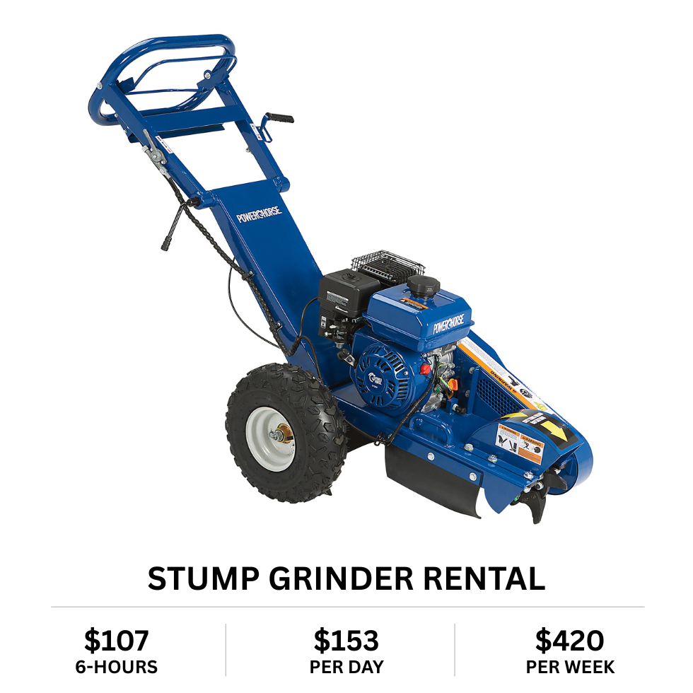 XtremepowerUS 7 HP Stump Grinder (Optional)