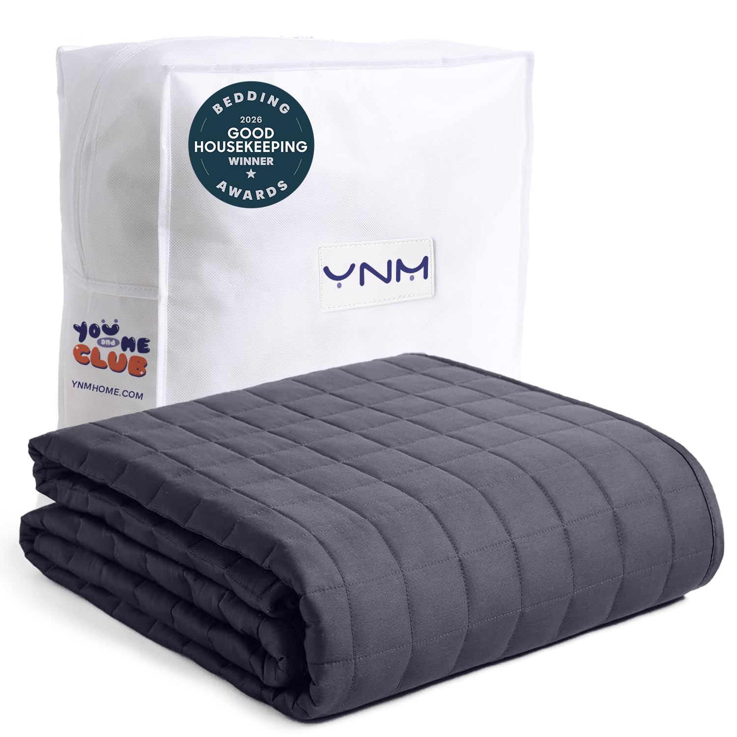YnM Weighted Blanket (15 lbs, Queen)