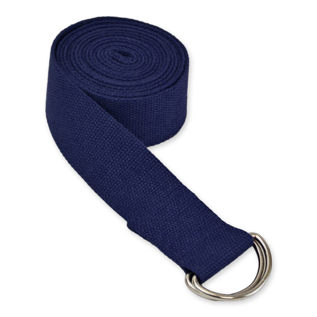 Yoga Strap – Cotton, 8 Feet with D-Ring