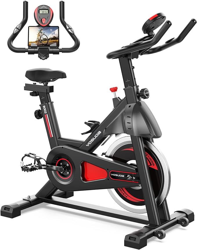 YOSUDA Indoor Cycling Bike Stationary Belt Drive Bike
