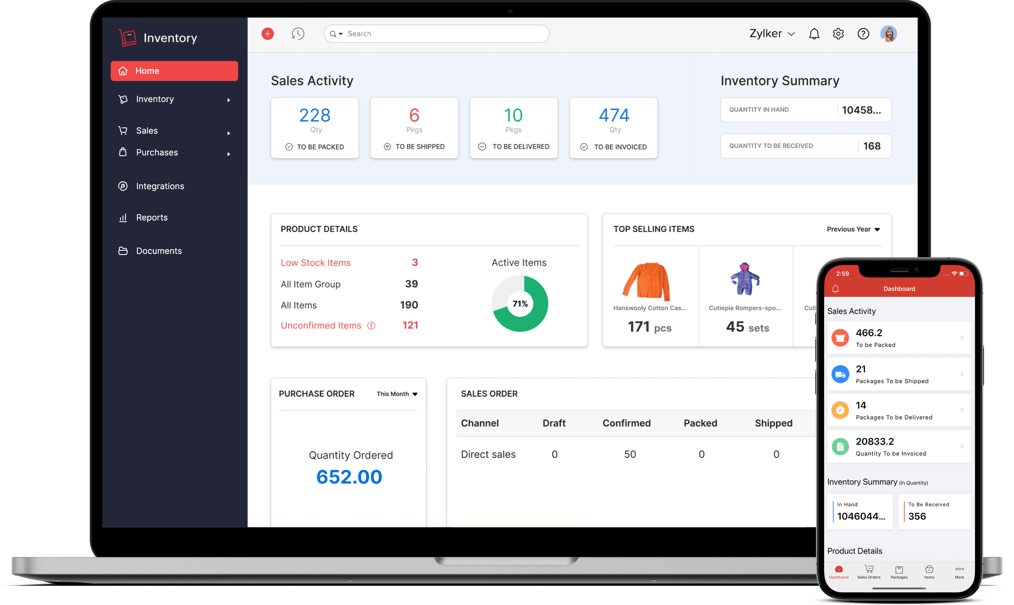 Zoho Inventory Standard