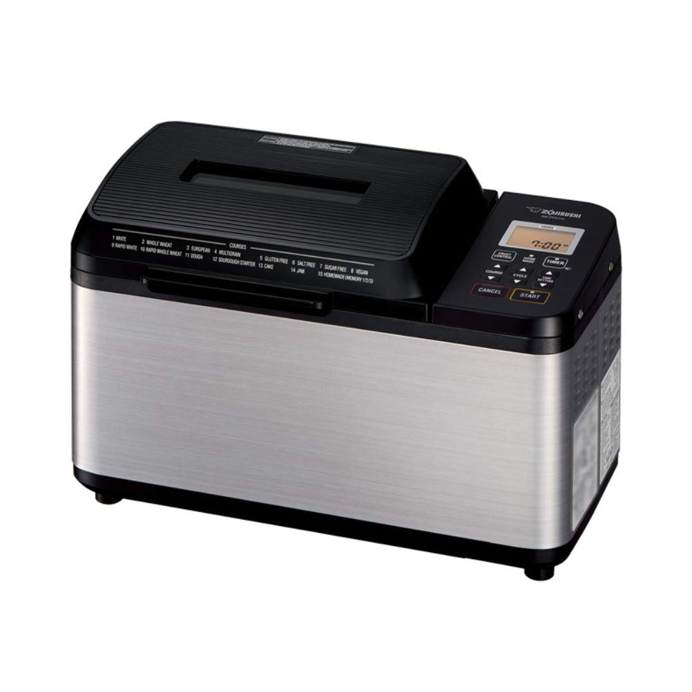 Zojirushi Home Bakery Virtuoso Plus Breadmaker, Premium 2-Pound Loaf