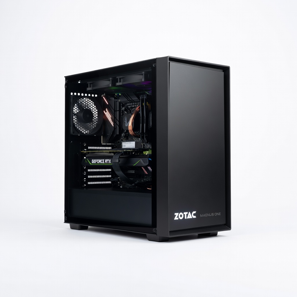 ZOTAC MAGNUS ONE EN407070C Mini Gaming PC - Intel Core i7-13700, RTX 4070 12GB, 32GB DDR5, 1TB NVMe SSD