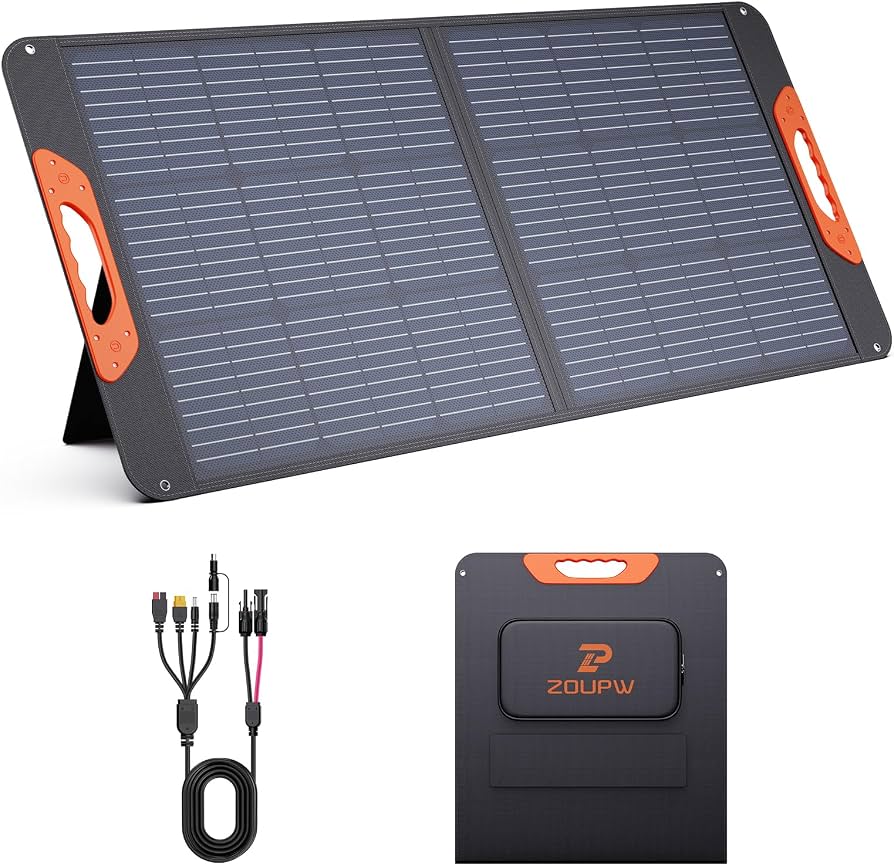 ZOUWOO 100W Portable Solar Panel