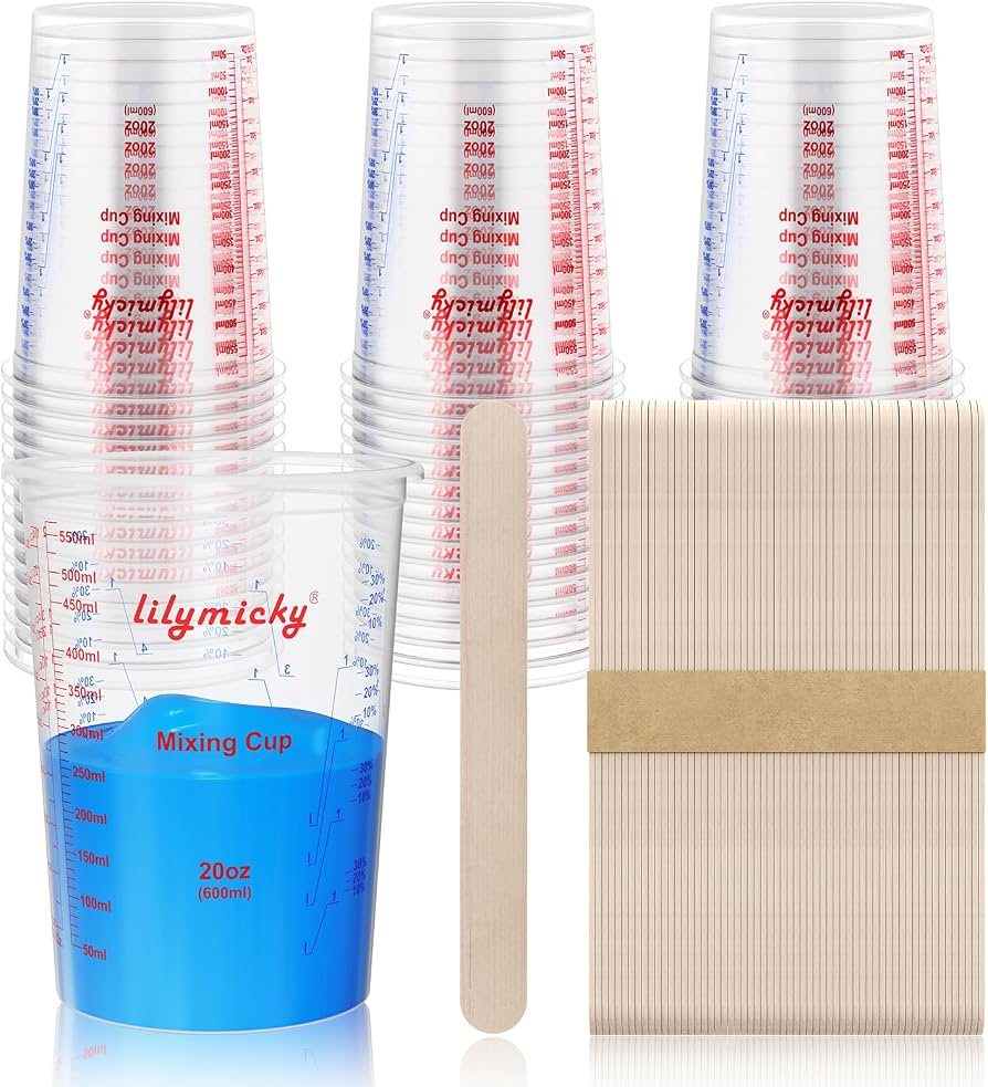 ZTYLUS Silicone Mixing Cups (50 Pack)