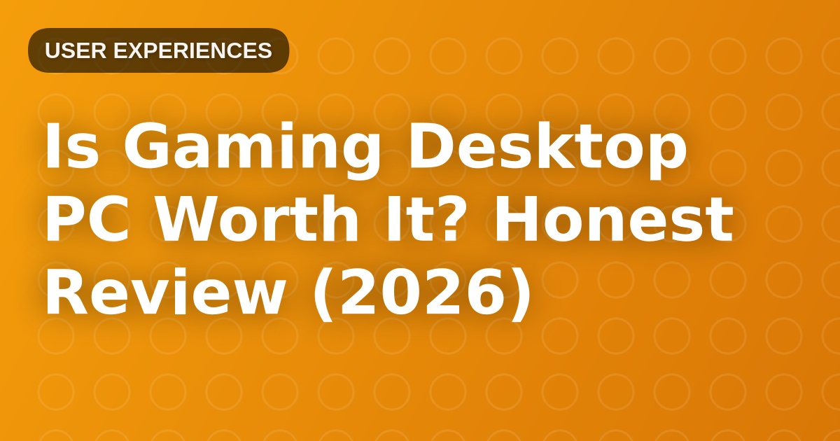 Gaming Desktop PC